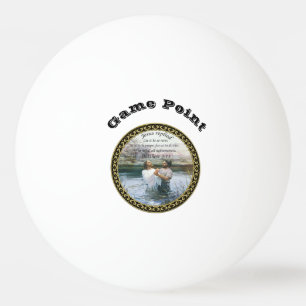 Balle De Ping Pong Jésus Christ Baptême image deux
