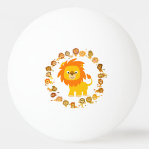 Balle De Ping Pong Joli Dessin Lion Mandala Ping Pong Ball