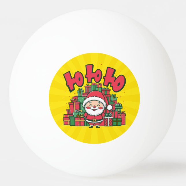 Balle De Ping Pong Jolly Cartoon Père Noël Noël-67748 (Devant)