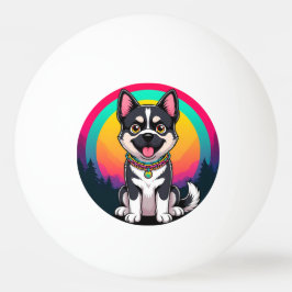 Balle De Ping Pong Jouer chien de dessin