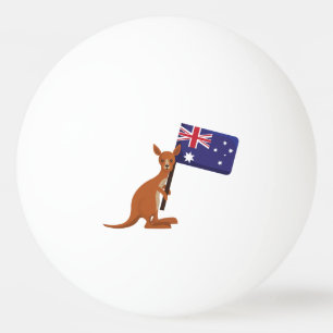 Balle De Ping Pong kangourou drapeau australie