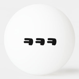 Balle De Ping Pong KEKEKEKE ㅋ ㅋ ㅋ coréen Slang