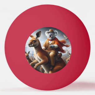 Balle De Ping Pong Koala Kangaroo Rider
