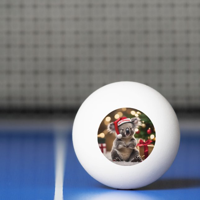 Balle De Ping Pong "Koala Kris Kringle : Noël en dessous" (Filet)
