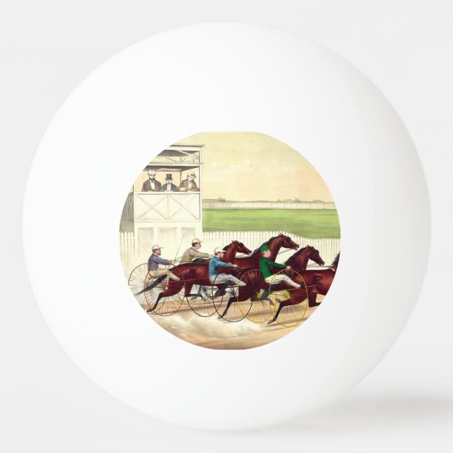 Balle De Ping Pong La course de chevaux SUPÉRIEURE est ma vie (Devant)
