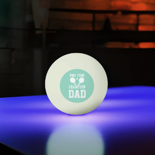 Balle De Ping Pong La lueur de papa dans le noir monogramme Ping Pong