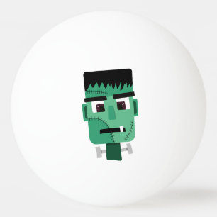 Balle De Ping Pong La tête du monstre Frankenstein