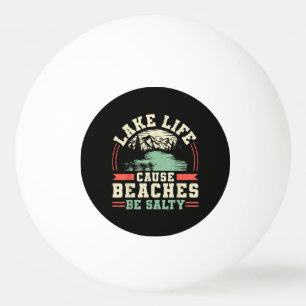 Balle De Ping Pong La vie dans les montagnes et les lacs rend les pla
