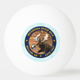 Balle De Ping Pong Lait d'orignal Matanuska