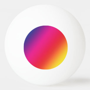 Balle De Ping Pong L'arc-en-ciel colore la boule de ping-pong