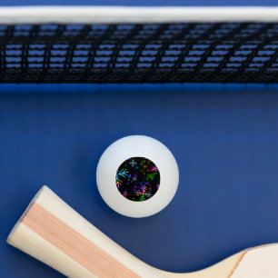 Balle De Ping Pong L'atmosphère de Noël festive et animée de Slippery