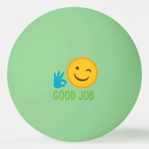 Balle De Ping Pong Le bon travail Emoji