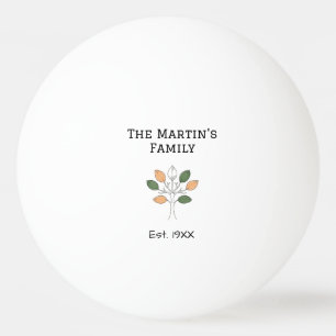 Balle De Ping Pong le nom de l'arbre de la communauté de la réunion d