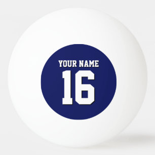 Balle De Ping Pong L'équipe de Jersey de sports Blue Navy