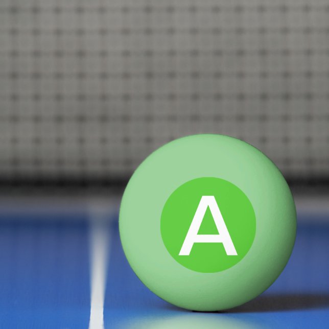 Balle De Ping Pong Lime vert couleur solide (Filet)