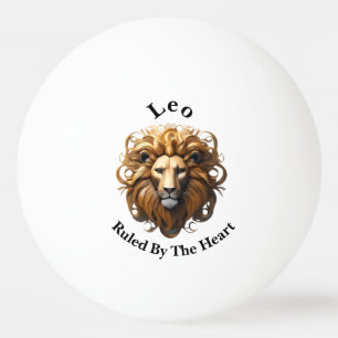 Balle De Ping Pong Lion, Lion, Dirigé Par Le Coeur,