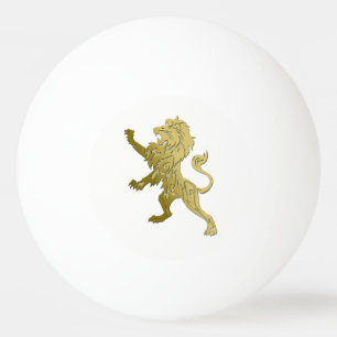 Balle De Ping Pong Lion royal doré