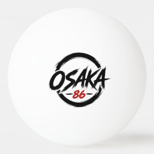 Balle De Ping Pong Logo circulaire Streetwear d'Osaka 86