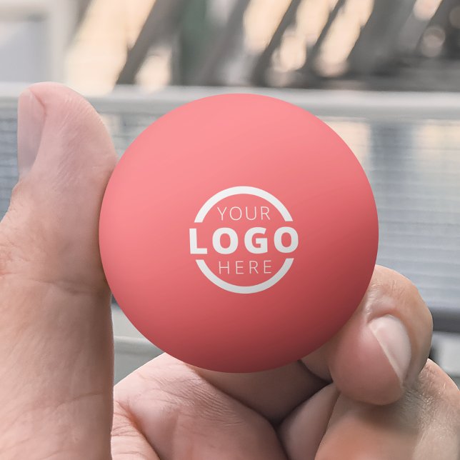Balle De Ping Pong Logo d'entreprise personnalisé rose d'entreprise (Créateur téléchargé)