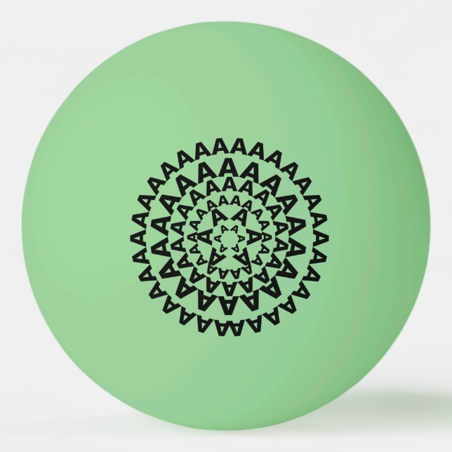 Balle De Ping Pong lueur criarde drôle dans l'obscurité (Devant)
