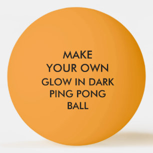 Balle De Ping Pong LUEUR personnalisée par coutume DANS la boule de