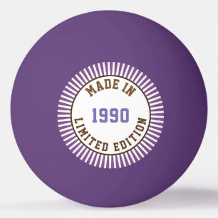 Balle De Ping Pong Made en 1990