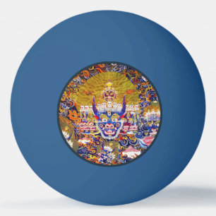 Balle De Ping Pong Mandala orientale thangka Yamantaka dieu