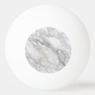 Balle De Ping Pong Marbre Blanc