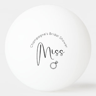 Balle De Ping Pong Mariée Moderne: de Mademoiselle à Madame