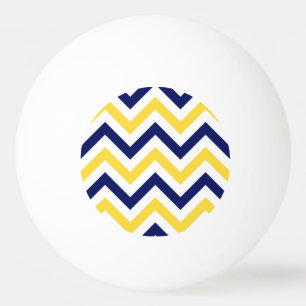 Balle De Ping Pong Marine, Ananas, Whal Grand Motif Chevron ZigZag