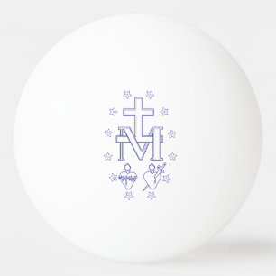 Balle De Ping Pong Médaille de Notre-Dame des Grâces