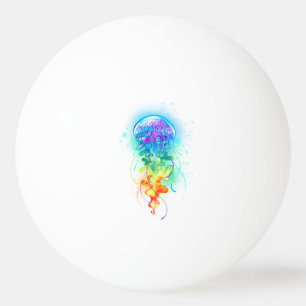 Balle De Ping Pong Méduse arc-en-ciel