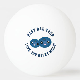 Balle De Ping Pong Meilleur Papa Jamais Fête des pères Vous Aimez Bea
