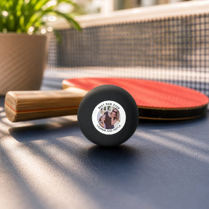 Balle De Ping Pong Meilleur Papa Jamais Photo Message Moderne Père