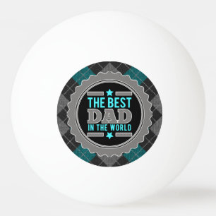 Balle De Ping Pong Meilleur papa sur le Jacquard mondial