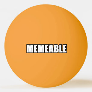 BALLE DE PING PONG MÉMOIRE