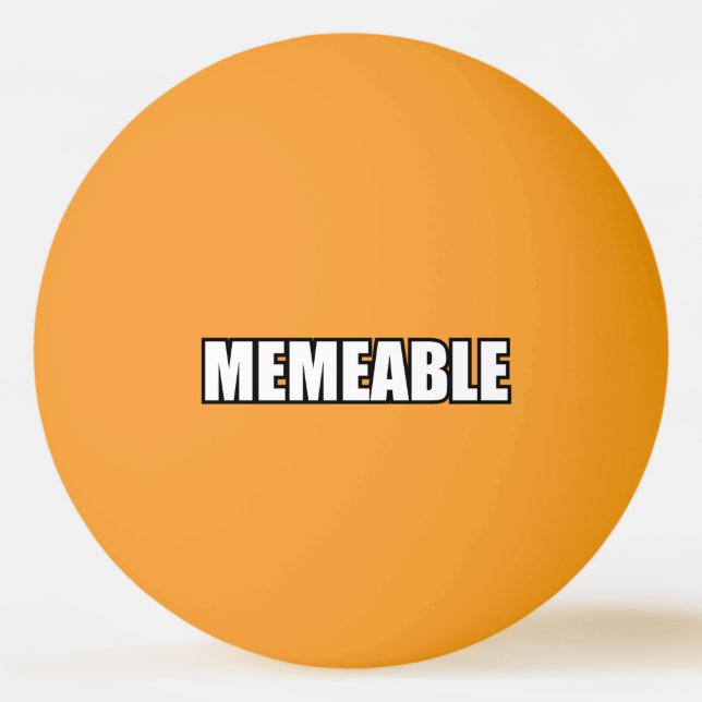 BALLE DE PING PONG MÉMOIRE (Devant)