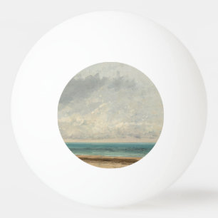 Balle De Ping Pong Mer Calme - Gustave Courbet