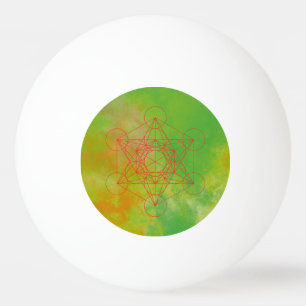 Balle De Ping Pong Métatron, chakra, zen, géométrie sacrée, ange