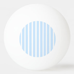 Balle De Ping Pong Minces Rayures Bleu Clair