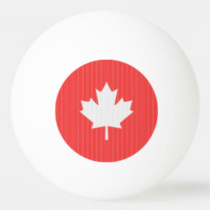Balle De Ping Pong Modèle Knit Maple Leaf Tricot Motif