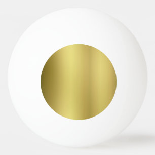 Balle De Ping Pong Modèle vide d'or