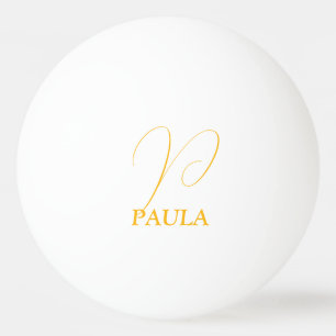 Balle de ping pong monogrammée