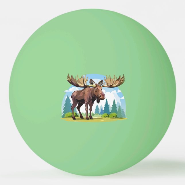 Balle De Ping Pong Moose buck (Devant)