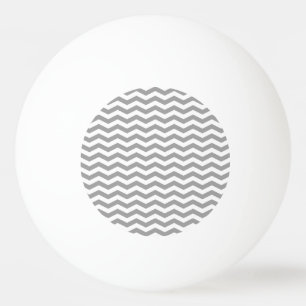 Balle De Ping Pong Motif en zig-zag blanc gris-foncé Tn de Chevron