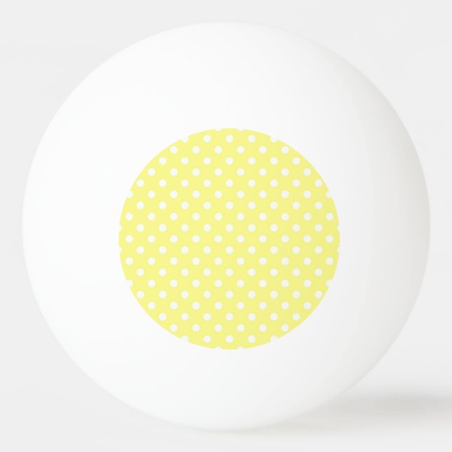 Balle De Ping Pong Motif Pois blanc clair (Devant)