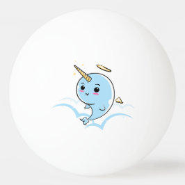Balle De Ping Pong Narwhal Angel Cutie
