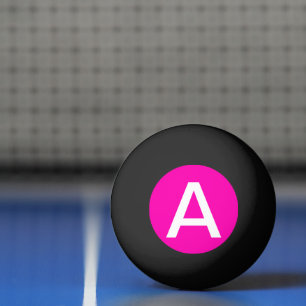 Balle De Ping Pong Neon rose Personnaliser couleur solide