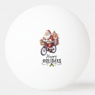 Balle De Ping Pong Noël avec le Père Noël