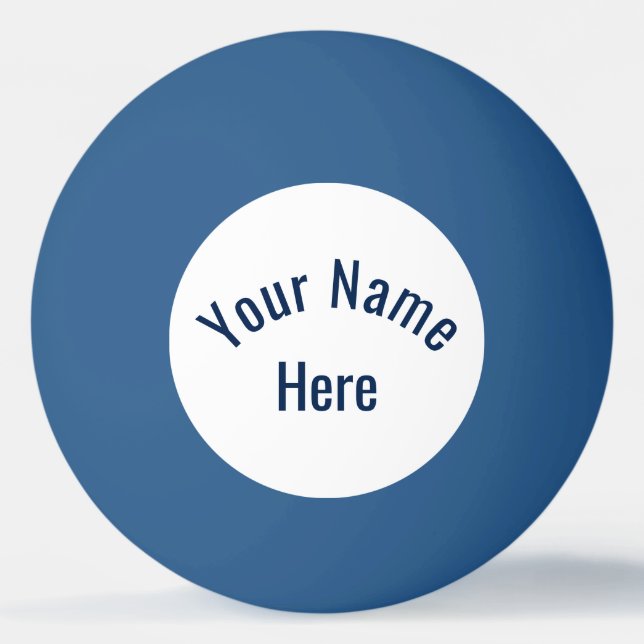Balle De Ping Pong Nom customisé (Devant)